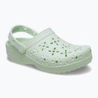 Nazouváky Crocs Classic Floral Cutout Clog jade tint