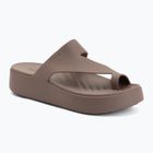 Dámské žabky Crocs Getaway Platform Toe Loop truffle