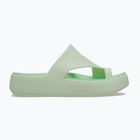 Dámské žabky Crocs Getaway Platform Toe Loop jade tint