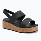 Dámské sandály Crocs Brooklyn Cork Low Wedge black/black