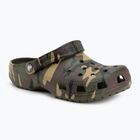 Nazouváky Crocs Classic Camouflage army green/multi