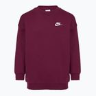 Dětská mikina Nike Sportswear Club Fleece burgundy/white