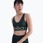 Sportovní podprsenka Nike Pro Indy Plunge seaweed/clay green/white