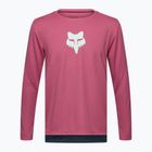 Dětské cyklistické tričko Longsleeve Fox Racing Ranger Fox Head Jr berry