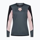 Dámské cyklistické tričko Longsleeve Fox Racing Defend Creation LS deep cobalt
