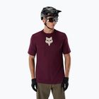 Pánské cyklistické tričko Fox Racing Ranger Fox Head SS dark maroon