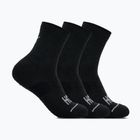 Ponožky HOKA Quarter Run Sock 3-Pack black/black/black
