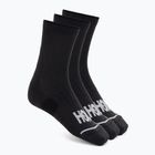 Ponožky HOKA Quarter Run Sock 3-Pack black/black/black
