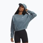 Dámská mikina Under Armour Rival Fleece Piped Crew jasper blue/white