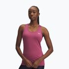 Dámské tréninkové tričko Under Armour HeatGear Armour Racer fuchsia dusk/white