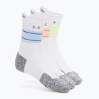 Ponožky Under Armour Velociti Run Cushion 3 páry white/white/reflective