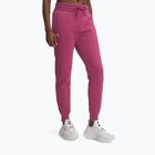 Dámské kalhoty Under Armour Rival Fleece dark maroon/white fuchsia dusk/white