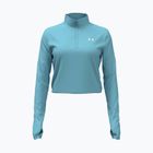 Dámské tréninkové tričko Longsleeve Under Armour Tech Branded 1/2 Zip blue haze/lumos lime/white
