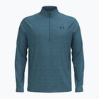 Pánské tričko Longsleeve Under Armour Tech Textured 1/2 Zip Boundless Blue/Black