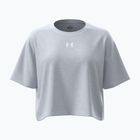 Dámské tréninkové tričko Under Armour Rival Boxy Tee Solid distant gray medium heather/white