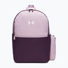 Městský batoh Under Armour Essential Printed Backpack mauve pink/purple echo/white