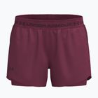 Dámské tréninkové šortky Under Armour Tech Play Up 2IN1 Shorts claret/claret/ox blood