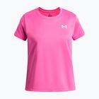 Dětské triko na trénink Under Armour Tech SSC SS pink frenzy/white