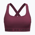 Sportovní podprsenka Under Armour Crossback Mid claret/ox blood