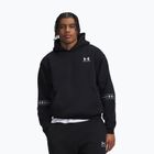 Pánská mikina Under Armour Icon Fleece Taped Hoodie ultimate black/white