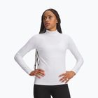 Dámské tréninkové tričko Longsleeve Under Armour ColdGear Mock LS white/halo gray