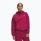 Dámská mikina Under Armour Icon Fleece Hoodie claret/white