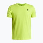 Dětské tričko Under Armour Sportstyle Left Chest green citrine/black
