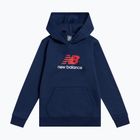 Dětská mikina New Balance BB Stacked Logo Hoodie nb navy