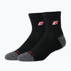 Ponožky New Balance Active Premium Crew Quarter 2 pairs black