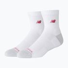 Ponožky New Balance Active Premium Crew Quarter 2 pairs white