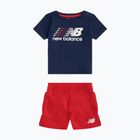 Dětská souprava New Balance Contrast Athletic Tee & Nylon Short nb navy