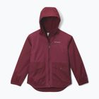 Dětská nepromokavá bunda Columbia Rainy Trails II Fleece rich wine