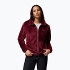 Dámská fleecová bunda Columbia Fire Side II Sherpa Full Zip rich wine
