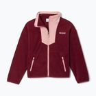 Dětská fleecová mikina Columbia Sequoia Grove Full Zip Fleece rich wine/eraser pink
