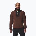 Pánská fleecová mikina Columbia Sequoia Grove Half Zip Fleece tobacco/black
