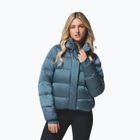 Dámská péřová bunda Columbia Amaze Puff Hooded everblue high shine