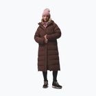 Dámský péřový kabát Columbia Amaze Puff Long Hooded tobacco