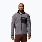 Pánská fleecová mikina Columbia Fast Trek Overlay Full Zip city grey/black