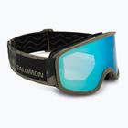 Lyžařské brýle Salomon Aksium 2.0 S olive night/ml mid blue