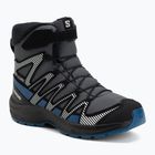 Dětské turistické boty Salomon XA Pro V8 Winter Waterproof turbulence / black / dark blue