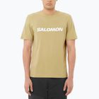 Pánské tričko Salomon Logo grey green