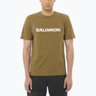 Pánské tričko Salomon Logo brilliant olive
