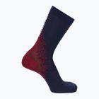 Ponožky Salomon Gravel Crew deep blue/haute red