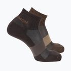 Ponožky Salomon Evasion Ankle 2 pairs dark earth/walnut