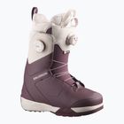 Dámské snowboardové boty Salomon Kiana Dual Boa W huckleberry/dawn pink/almond milk