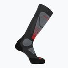 Lyžařské ponožky Salomon S/Pro Anthracite/Medium Grey/Fiery Red