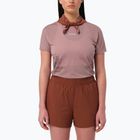 Dámské běžecké tričko Salomon Sense Aero GFX Tee SS antler/chocolate fondant