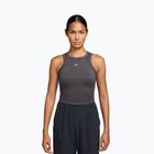 Dámské tílko Nike One Fitted Dri-Fit Cropped Tank thunder grey/white