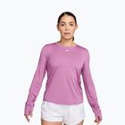 Tréninkové tričko Longsleeve Nike One Classic Dri-Fit light magenta/white