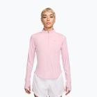 Dámské běžecké tričko s dlouhým rukávem Nike Tempo Swoosh Run Dri-Fit 1/4-Zip pink foam/white